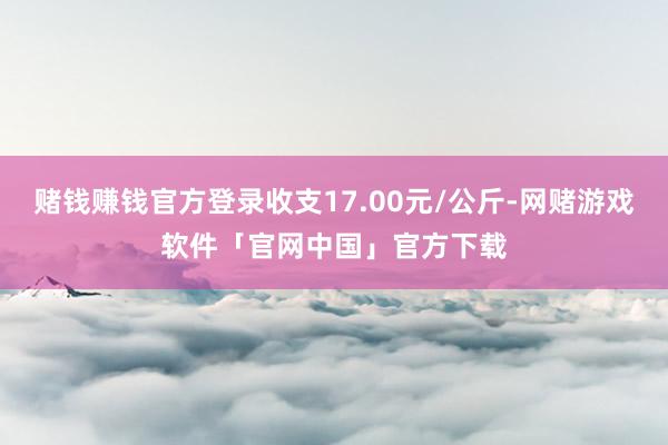 赌钱赚钱官方登录收支17.00元/公斤-网赌游戏软件「官网中国」官方下载