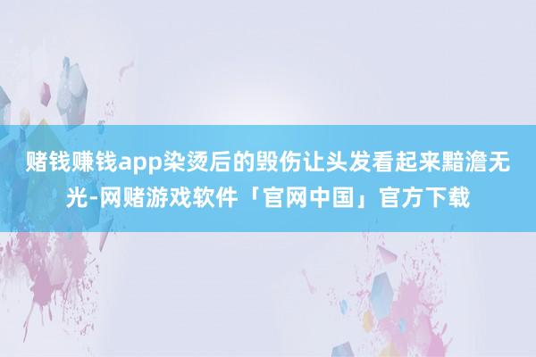 赌钱赚钱app染烫后的毁伤让头发看起来黯澹无光-网赌游戏软件「官网中国」官方下载