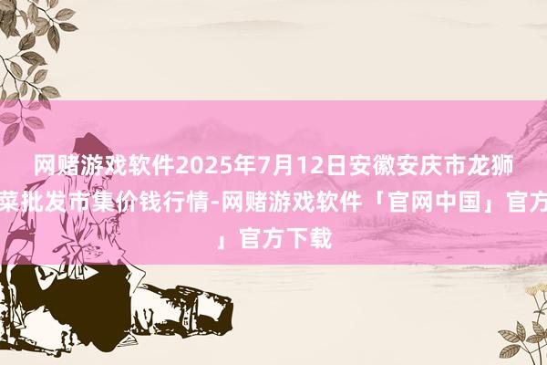 网赌游戏软件2025年7月12日安徽安庆市龙狮桥蔬菜批发市集价钱行情-网赌游戏软件「官网中国」官方下载