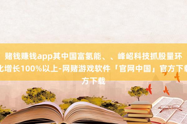 赌钱赚钱app其中国富氢能、、峰岹科技抓股量环比增长100%以上-网赌游戏软件「官网中国」官方下载